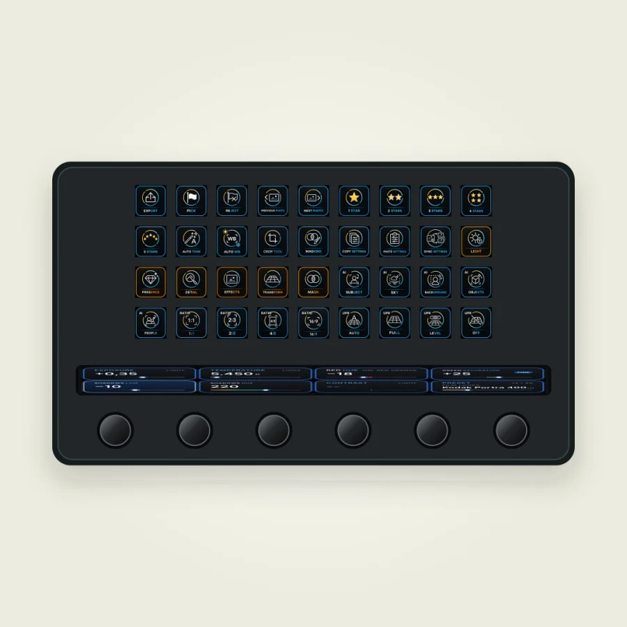 Lumapress-Beispielprofil für das Stream Deck + XL