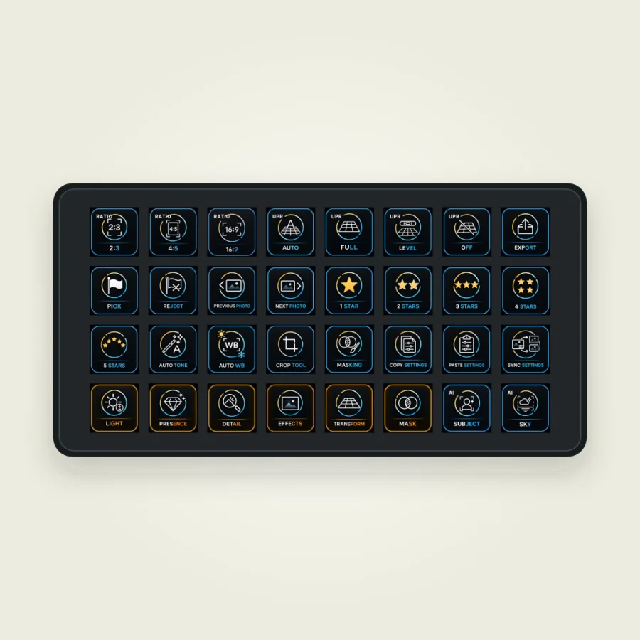 Lumapress-Beispielprofil für das Stream Deck XL